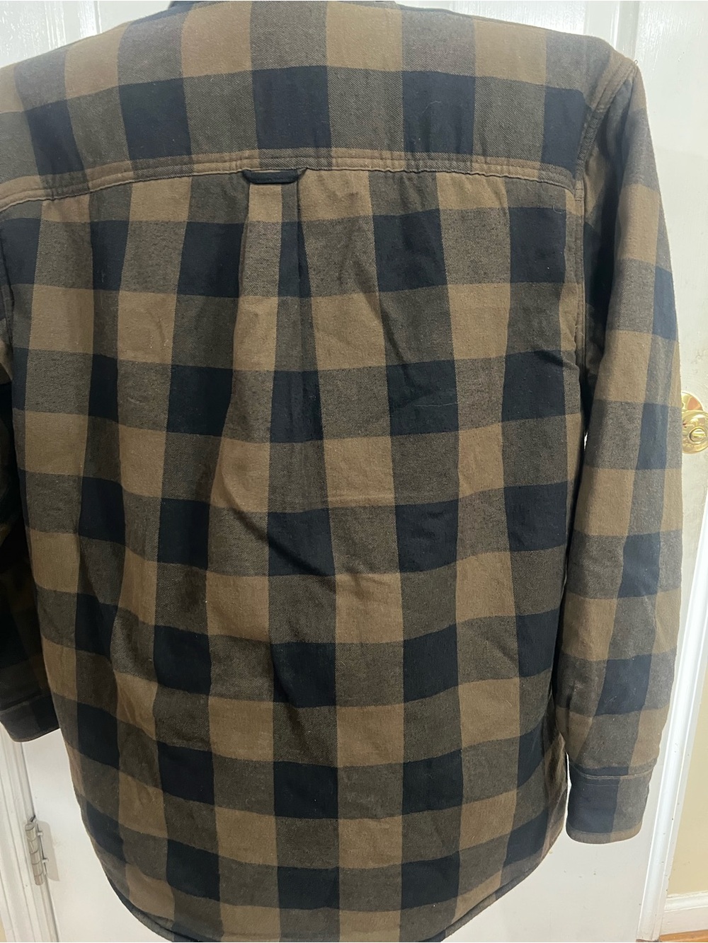 RedHead Men's Buffalo Check Shirt Jacket in Brown and Black